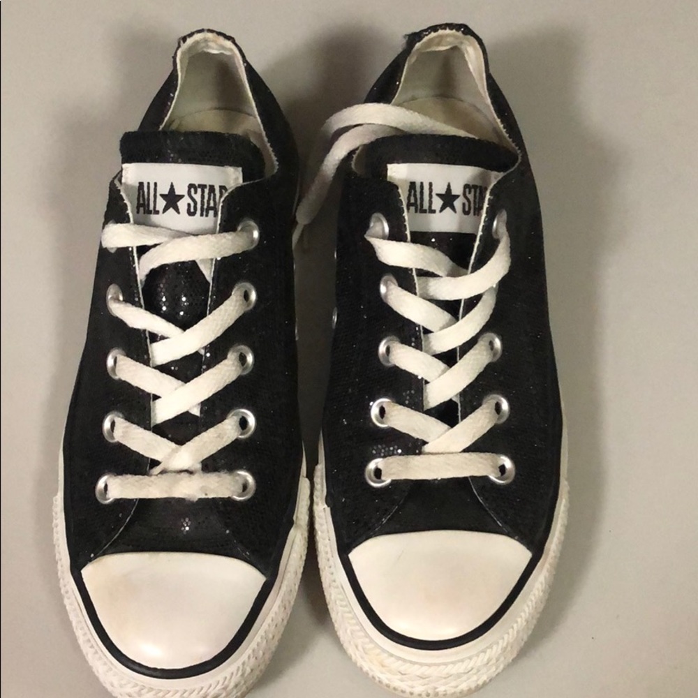Ladies glitter converse